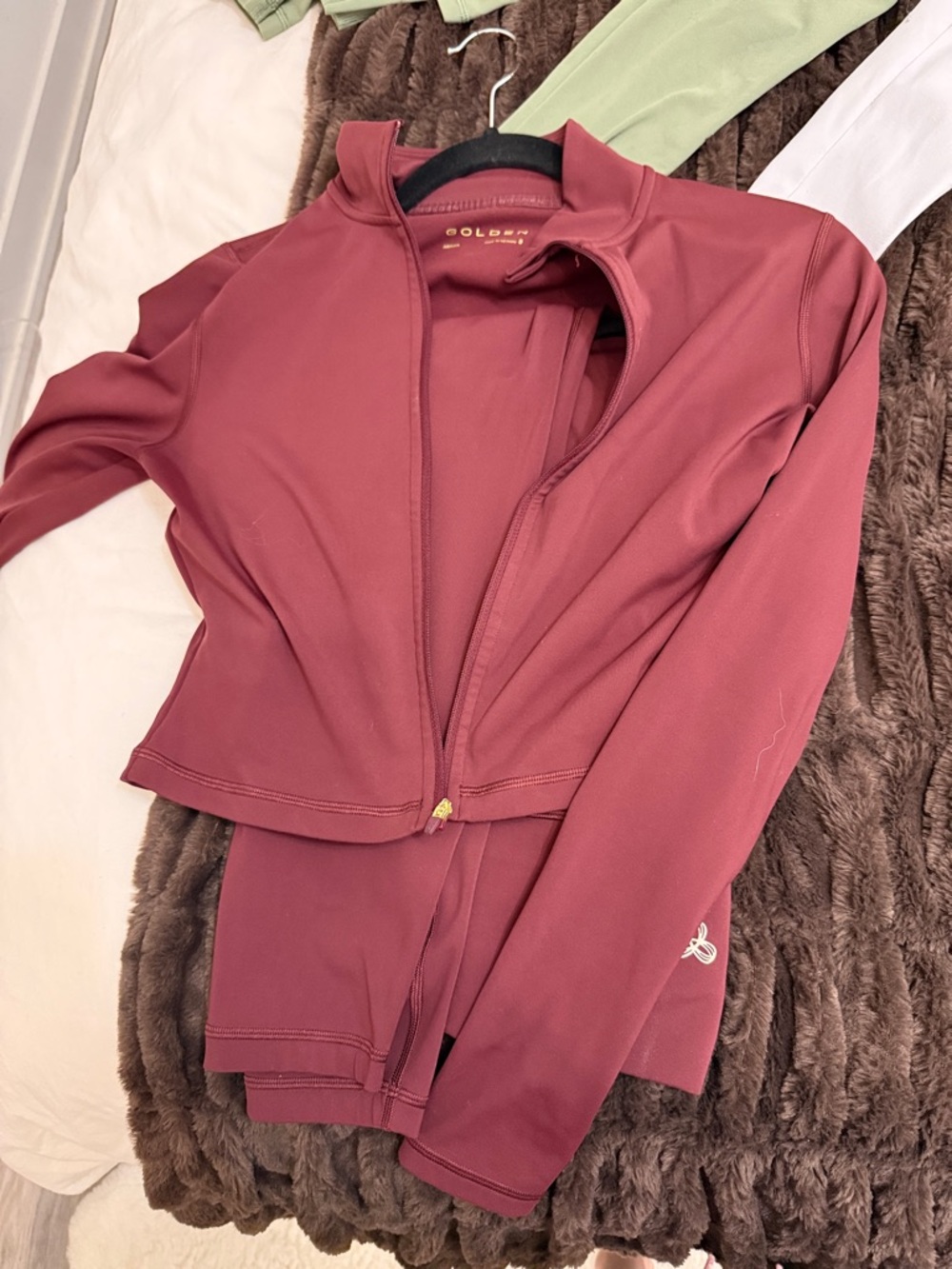 TNA Women's Two-Piece Active Set in Dusty Rose